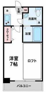 SERENiTE中津【9階】の間取り