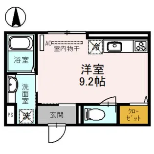 ダイヤモンドフジ鶴橋 プラチナ【1階】の間取り
