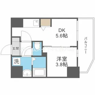 リヴェント福島野田【13階】の間取り