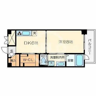 レユニール優【4階】の間取り