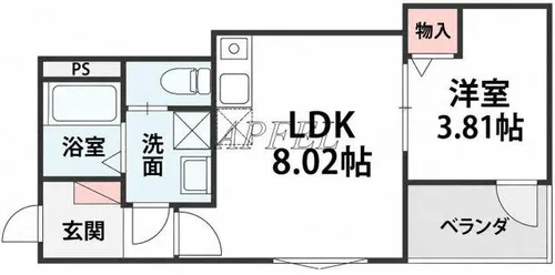LIVFIT放出【2階】の間取り