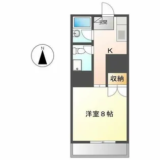 メゾン ラ・テール【1階】の間取り