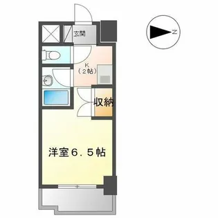 ブロンズ森島【6階】の間取り