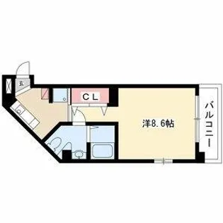 アメニティ吹上【4階】の間取り