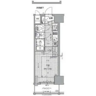 エスリード上前津セレーノ【8階】の間取り