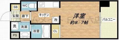 マンションはりげん【11階】の間取り