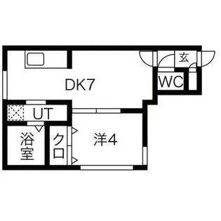 グランデ円山(旧 クラヴィス北円山)【2階】の間取り