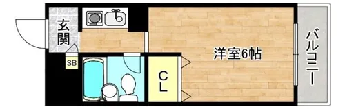 メゾンセシカ【2階】の間取り