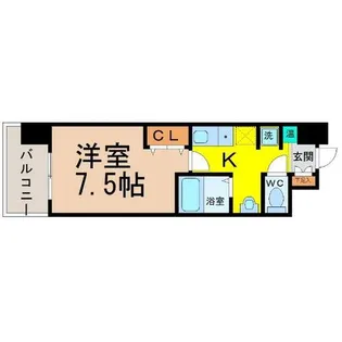 グランカーサ千代田【5階】の間取り