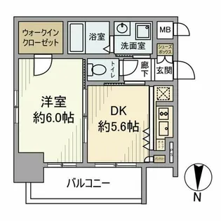 エステムプラザ名古屋駅前プライムタワー【10階】の間取り