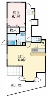 大阪府堺市東区高松【アパート】の間取り