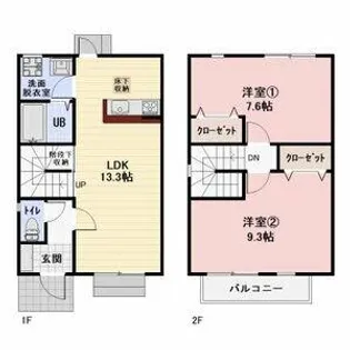 エスペランサⅡ【1階】の間取り