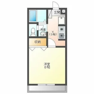 メゾン・ド・ラヴィ菰口 Ⅲ【2階】の間取り