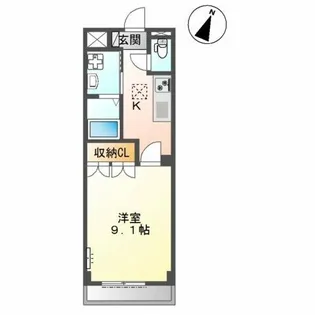 ボーリバージュ【1階】の間取り