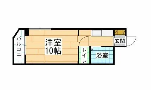 レジデンス馬借【3階】の間取り