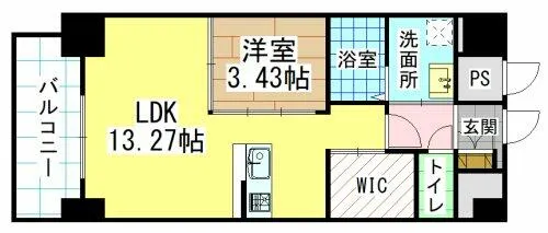 福岡県北九州市小倉北区鍛冶町2丁目【マンション】の間取り