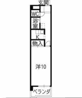 メゾン・ド・オーシマ【102号室】の間取り
