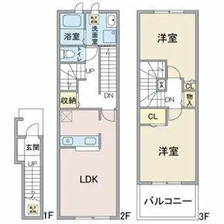 サンワード【1階】の間取り