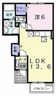 ブロード・ガーデンⅢ【1階】の間取り