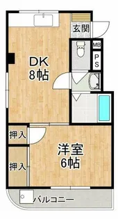 サンハイム【4階】の間取り