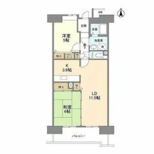 アーバンドエル八事石坂【12階】の間取り