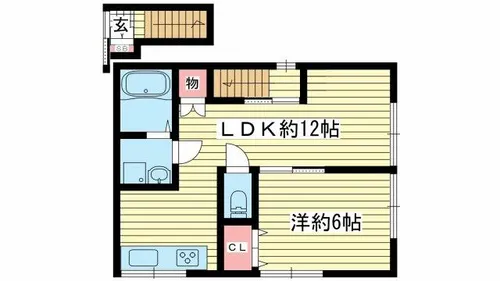 トカーナくすのき【2階】の間取り