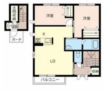 シャーメゾンリエート【2階】の間取り