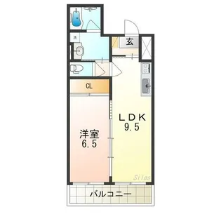 カサ・ベアータ【3階】の間取り