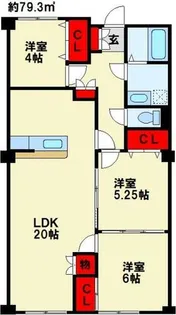 イデアコミュニティ【501号室】の間取り