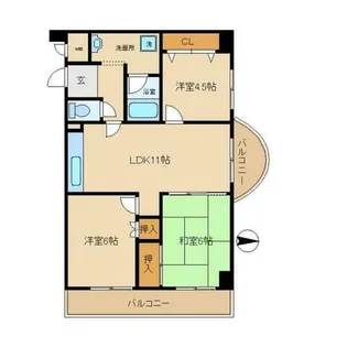 グロアールマイス【501号室】の間取り