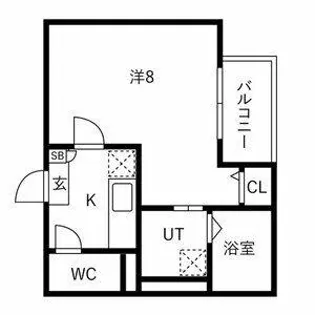 Jack meitokuⅠ【3階】の間取り