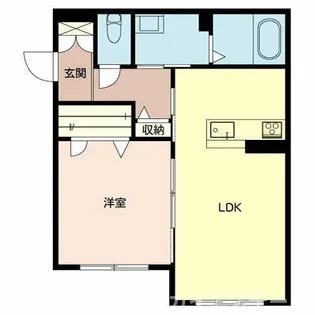西脇市西脇(シャーメゾン トールフェスキュー)【105号室】の間取り