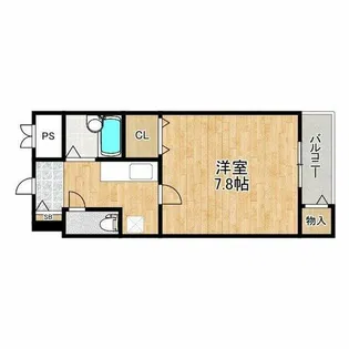 モンテ新大阪【9階】の間取り