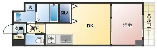 リッツ霧ヶ丘【804号室】の間取り