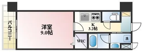 ラ・フェリス城野【503号室】の間取り