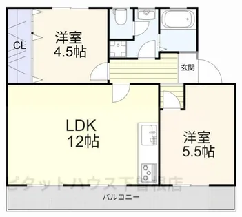 川本ビル【1階】の間取り