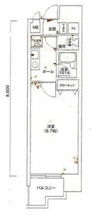 エンクレスト博多駅南【6階】の間取り