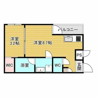 MOVE吹田SOUTH【2階】の間取り