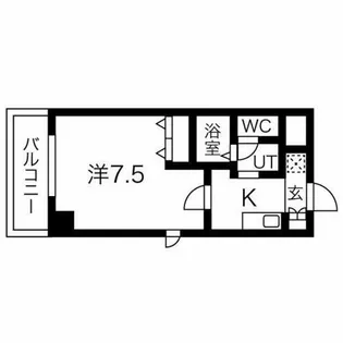 ルミエール新大阪【8階】の間取り