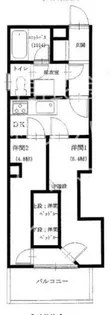 キャステル土川【302号室】の間取り
