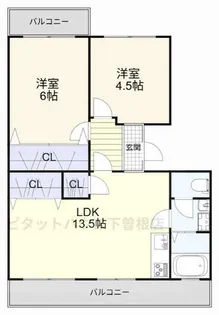 メモリー東貫【2階】の間取り