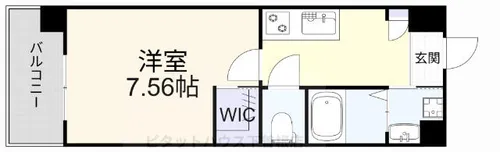 ハイネス徳力【802号室】の間取り