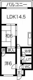 エスポワール交野【5階】の間取り