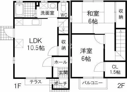 ヴィヴァン・ノール【1階】の間取り