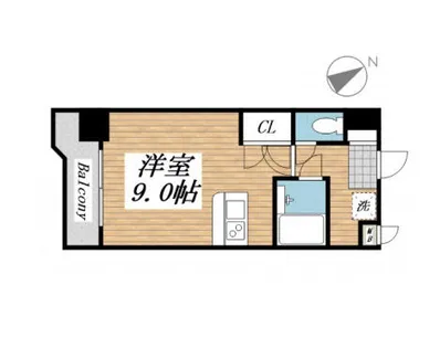 プレアール北方【402号室】の間取り