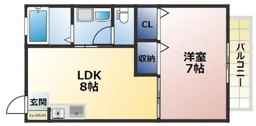 サニーコート【203号室】の間取り