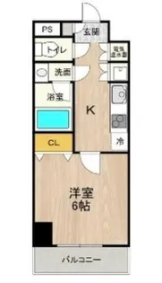 CITY SPIRE平野【804号室】の間取り