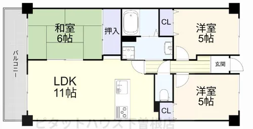 サンシティ・アヴァンテ【602号室】の間取り