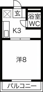 ハピネス秋葉A棟【102号室】の間取り