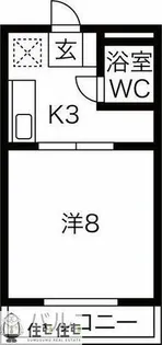ハピネス秋葉A棟【1階】の間取り